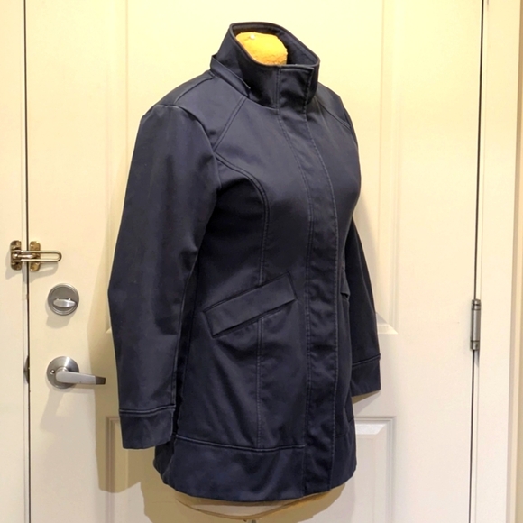 Mia Melon XL Navy Blue Barn Coat - Picture 2 of 7